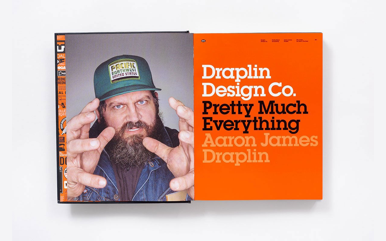 Boken med typ allt av Aaron James Draplin