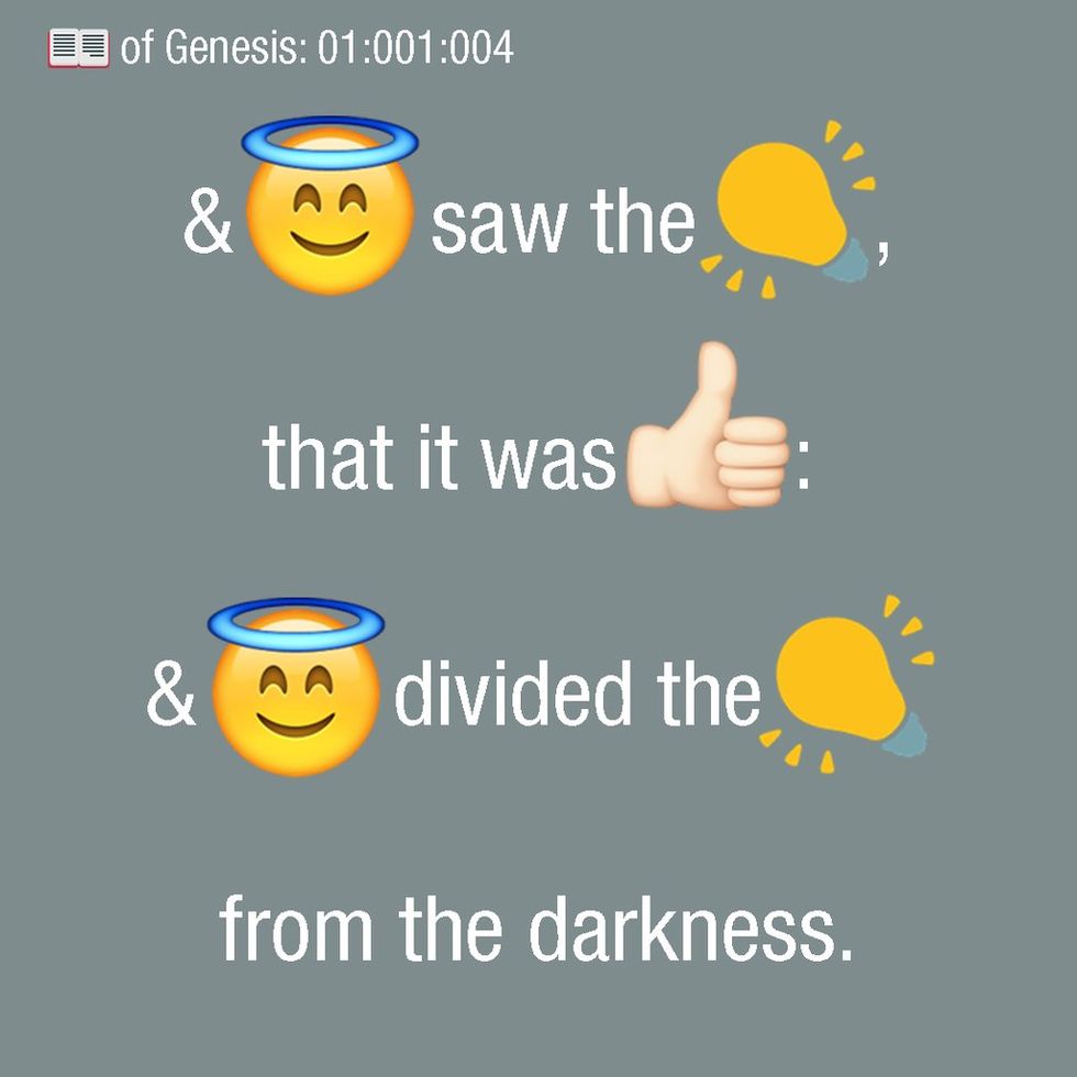 Bibeln översatt till emoji