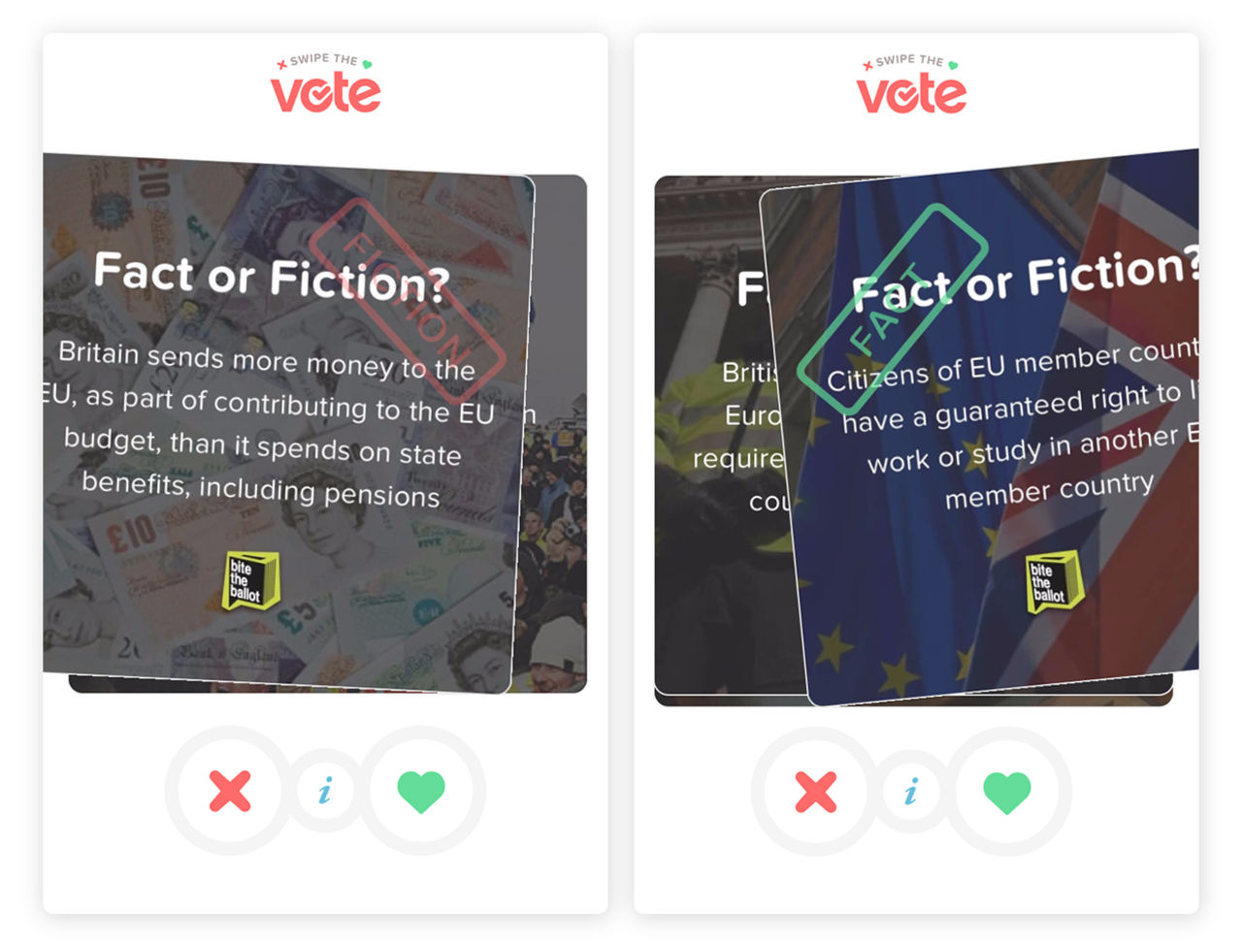 Tinder hjälper britter inför BREXIT-valet