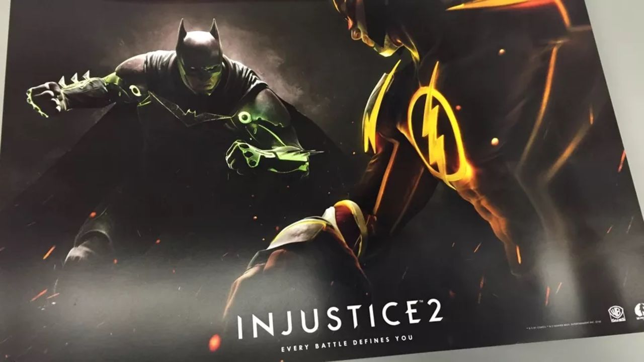 Promo-affisch för Injustice 2 läcker