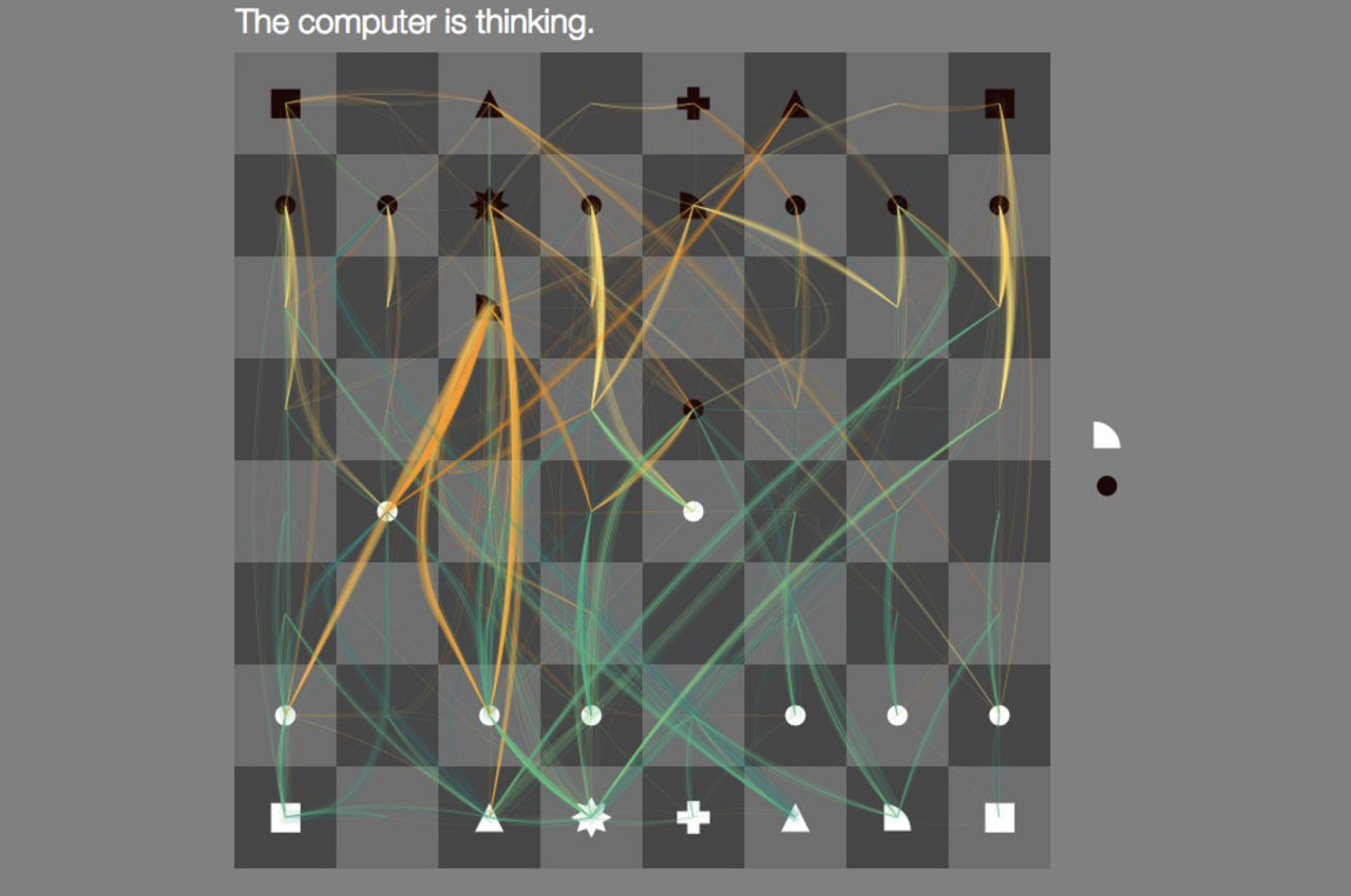 Kolla in hur en schackdator tänker
