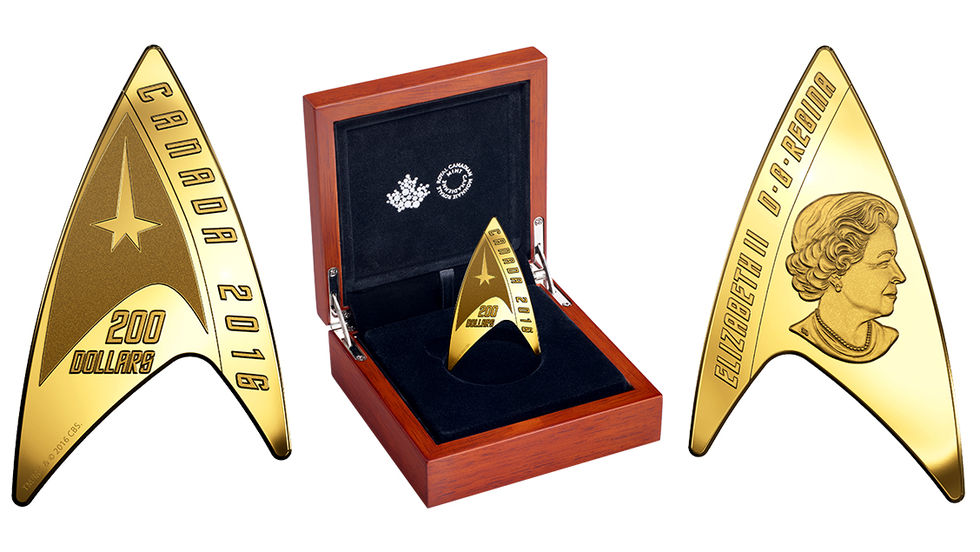 Kanada släpper Star Trek-mynt
