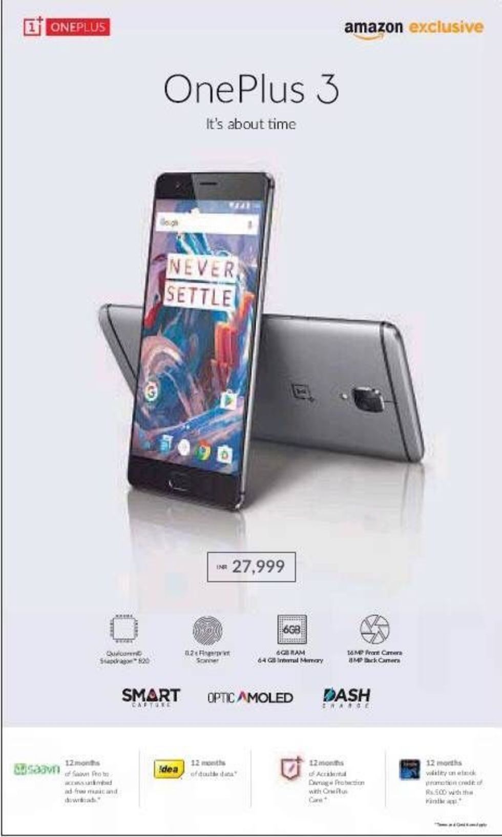 Bildläcka visar OnePlus 3 i all sin prakt