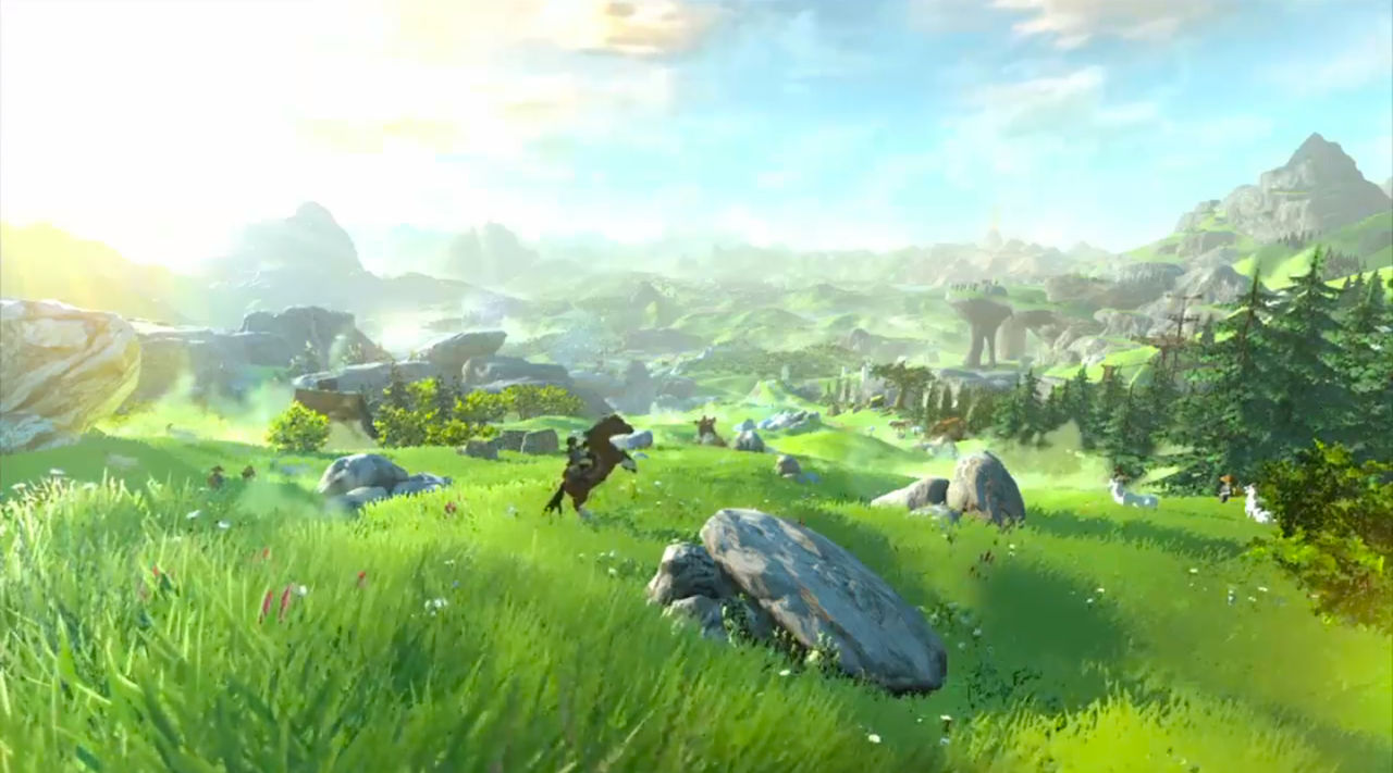 Spana in Nintendos Zelda-presentation