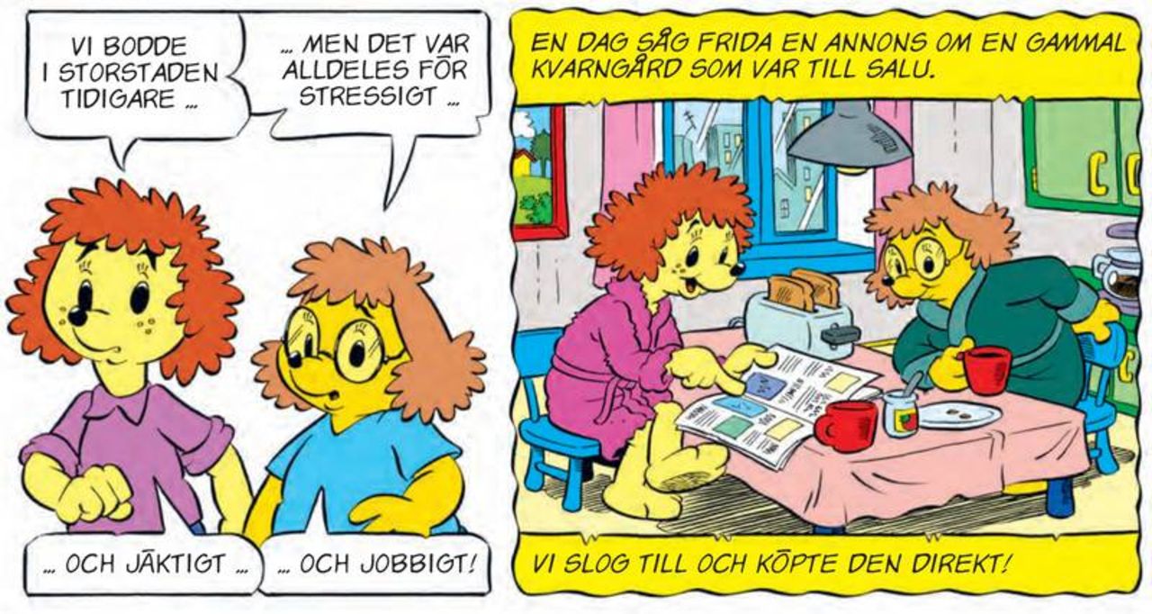 Lesbiskt par i Bamse för första gången