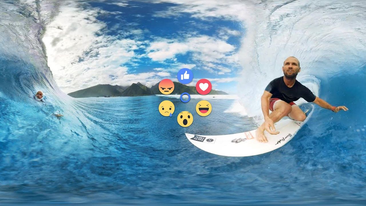 Facebook tar reaktioner till 360-video