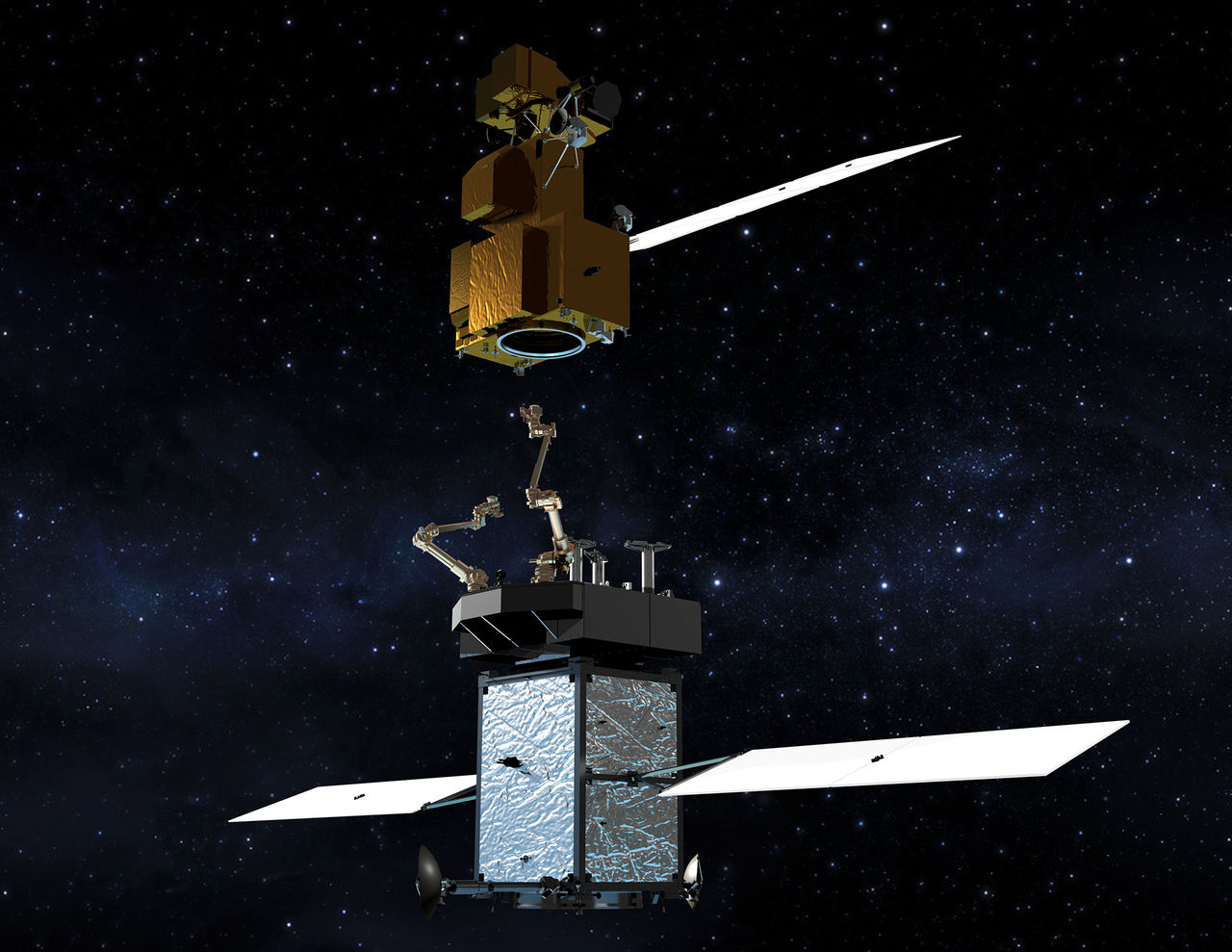 NASA ska bygga rymdfarkost som kan tanka satelliter