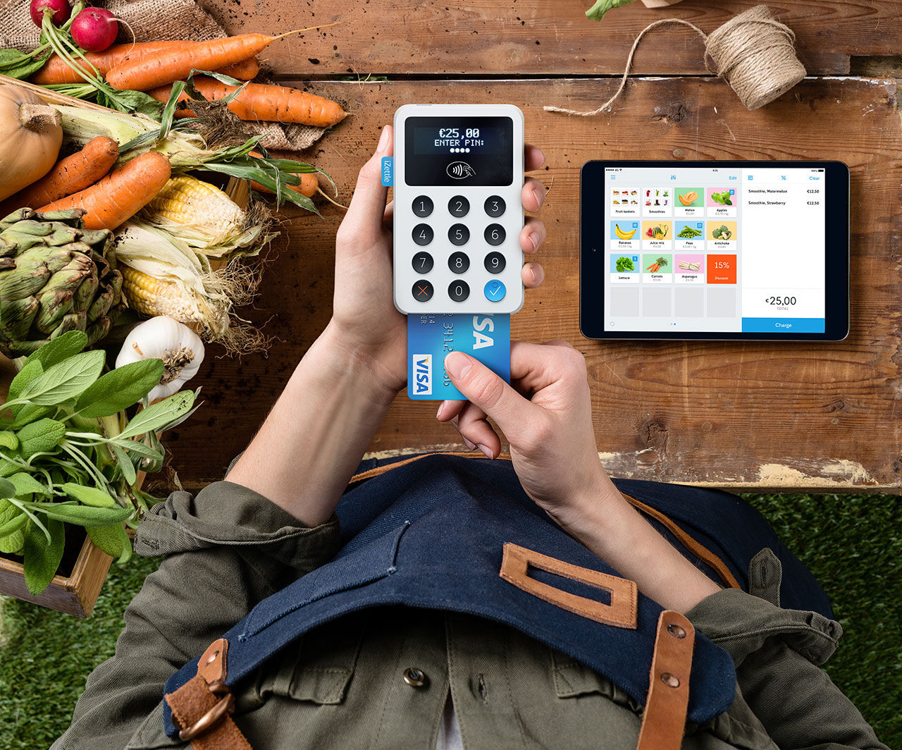 iZettle Reader har stöd för kontaktlös betalning