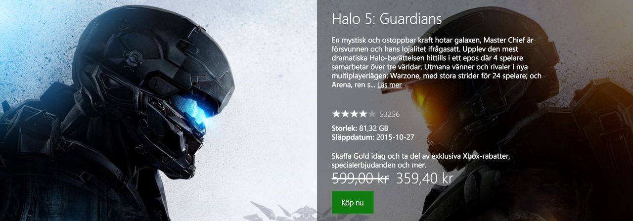 Spela Halo 5: Guardians