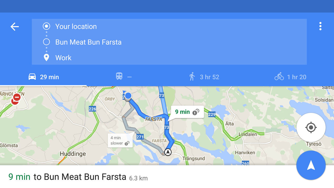 Google Maps-appen låter dig nu välja fler destinationer