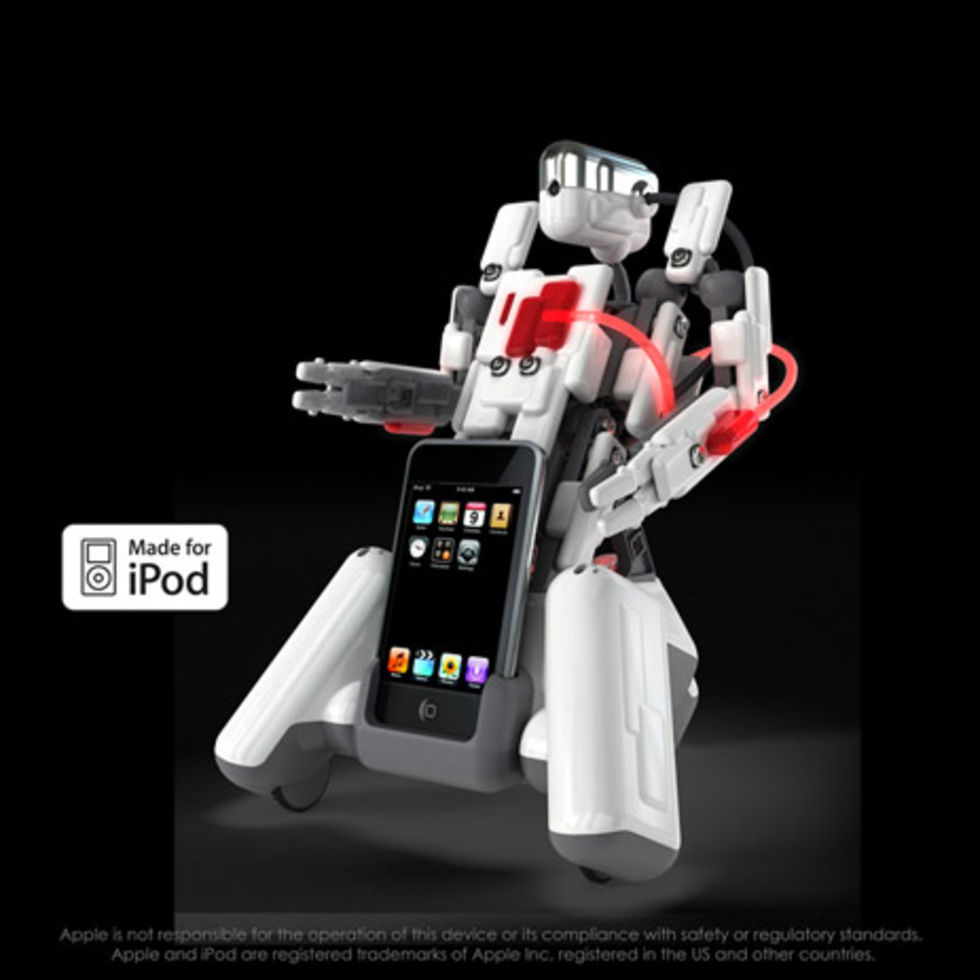 Roboten Spyke med iPod-docka