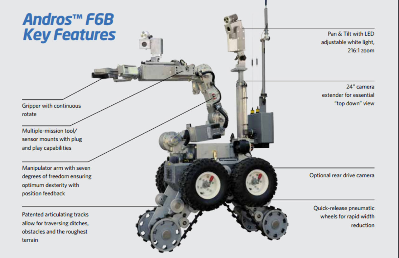 Här är roboten som polisen Dallas använde för att bomba misstänkt skytt