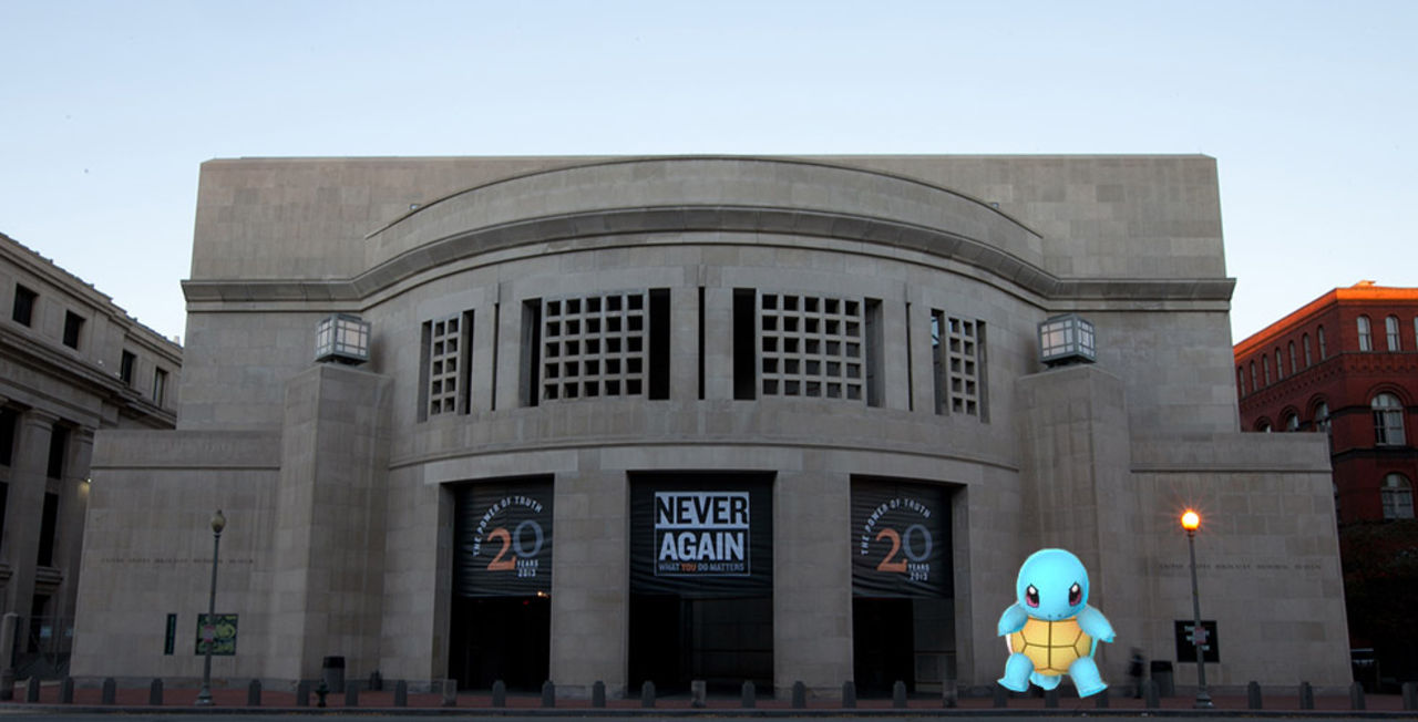 Pokemon Go-spelare inte populära på förintelsemuseum