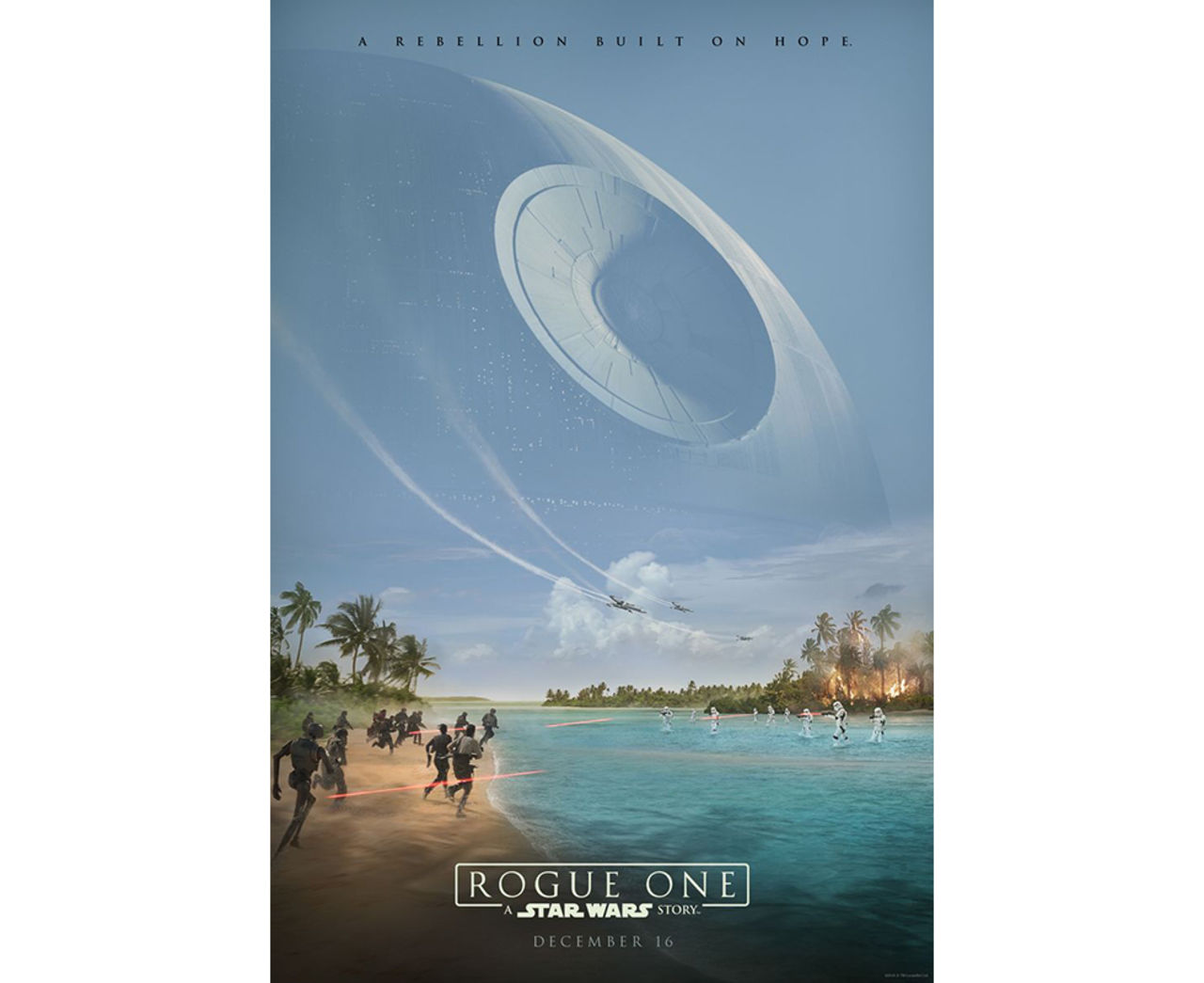 Bilder från inspelningen av Rogue One: A Star Wars Story 