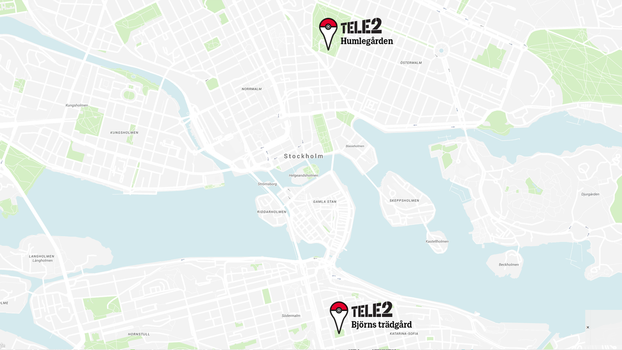 Tele 2 kör Pokémon Go-event i Stockholm