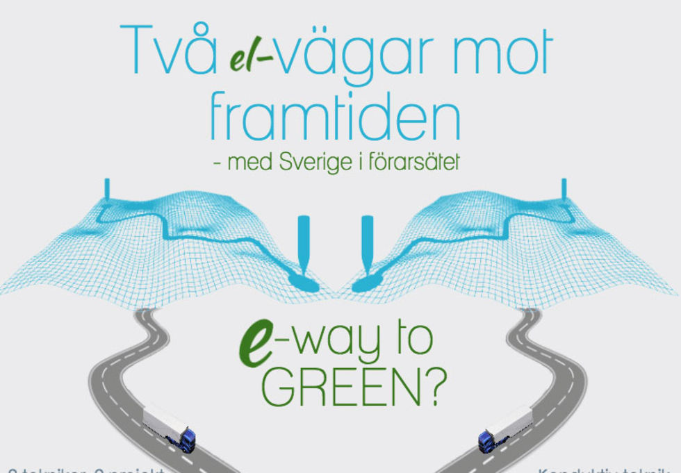 Infografik över Sveriges elvägar