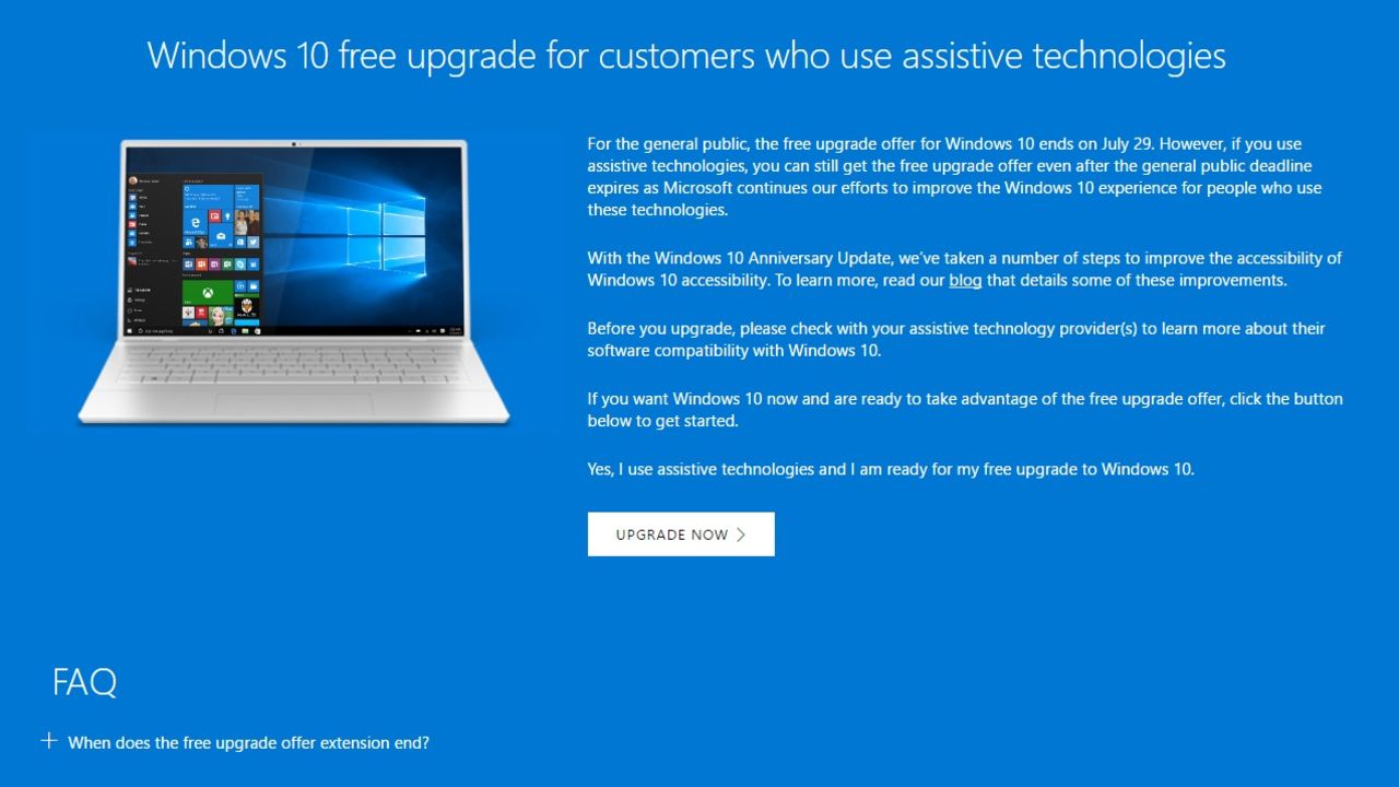Du kan fortfarande uppdatera till Windows 10 gratis