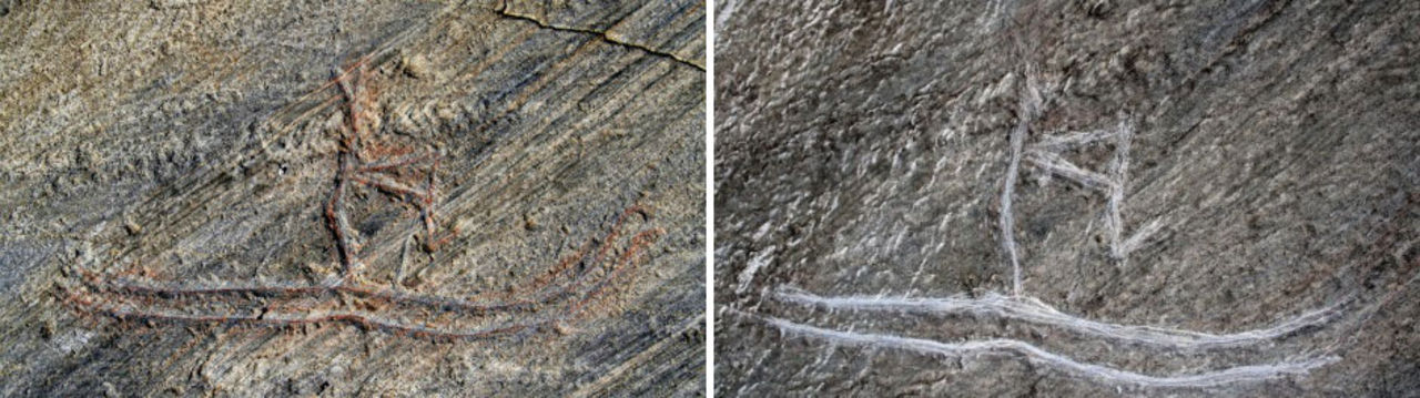 Pojke förstörde 5.000 år gammal hällristning i Norge