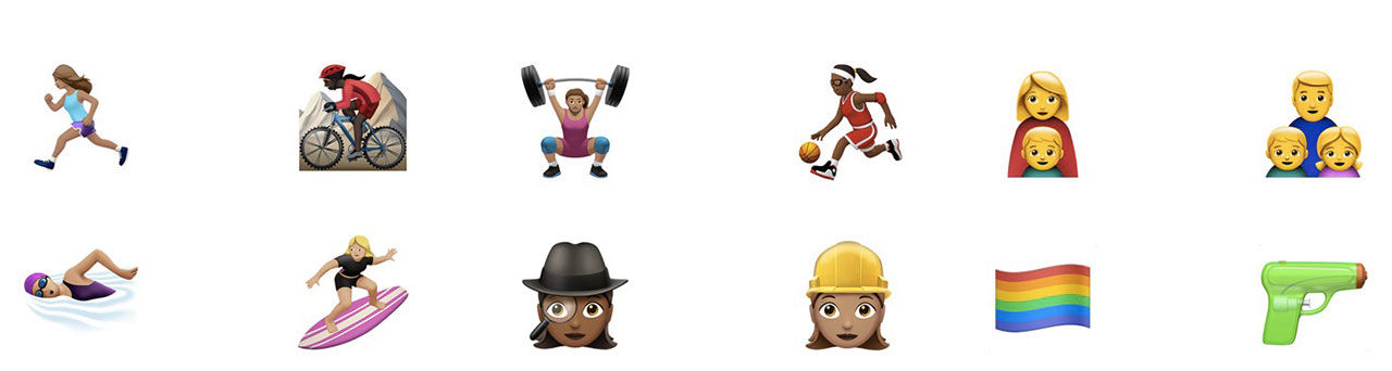 iOS 10 får fler jämställda emojis