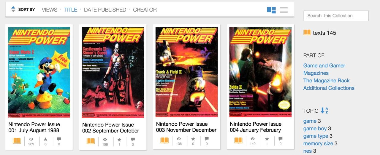 nintendo power collection pdf