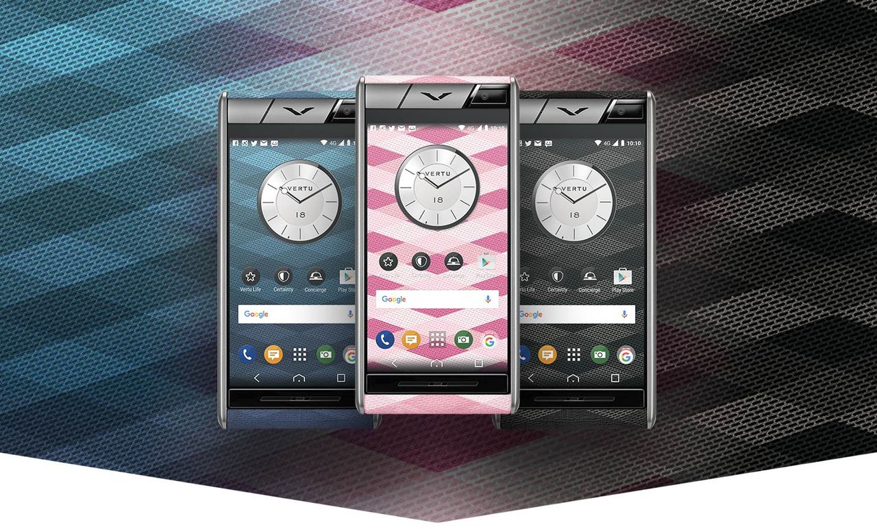 Vertu visar upp Aster Chevron Collection