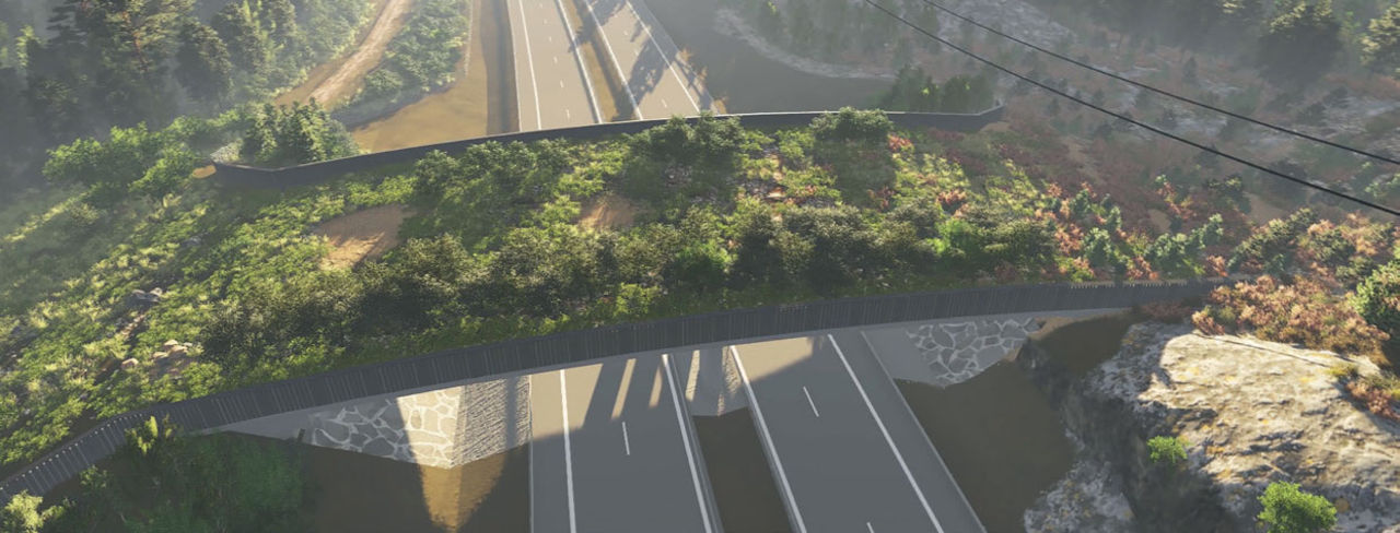 Nu börjar trafikverket bygga sin ekodukt