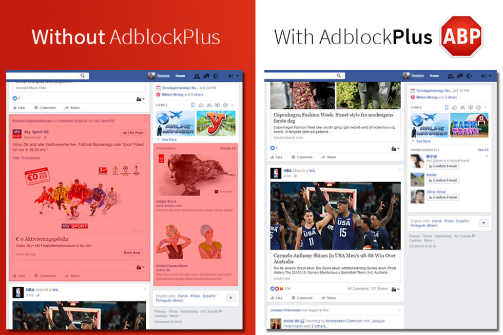 Facebook har uppdaterats mot Adblock Plus