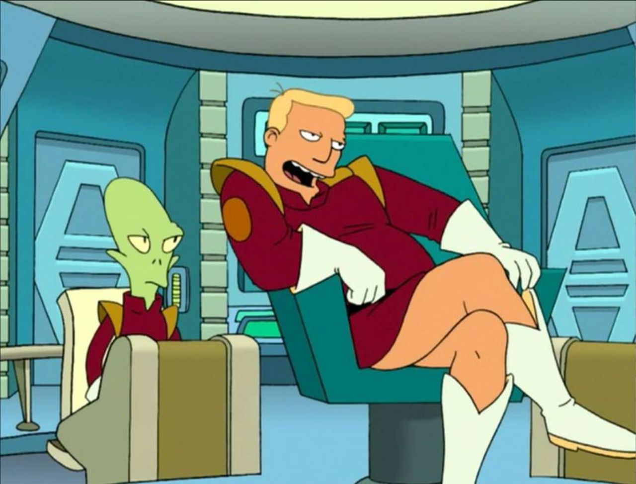 Billy West läser Trump-citat som Zapp Brannigan
