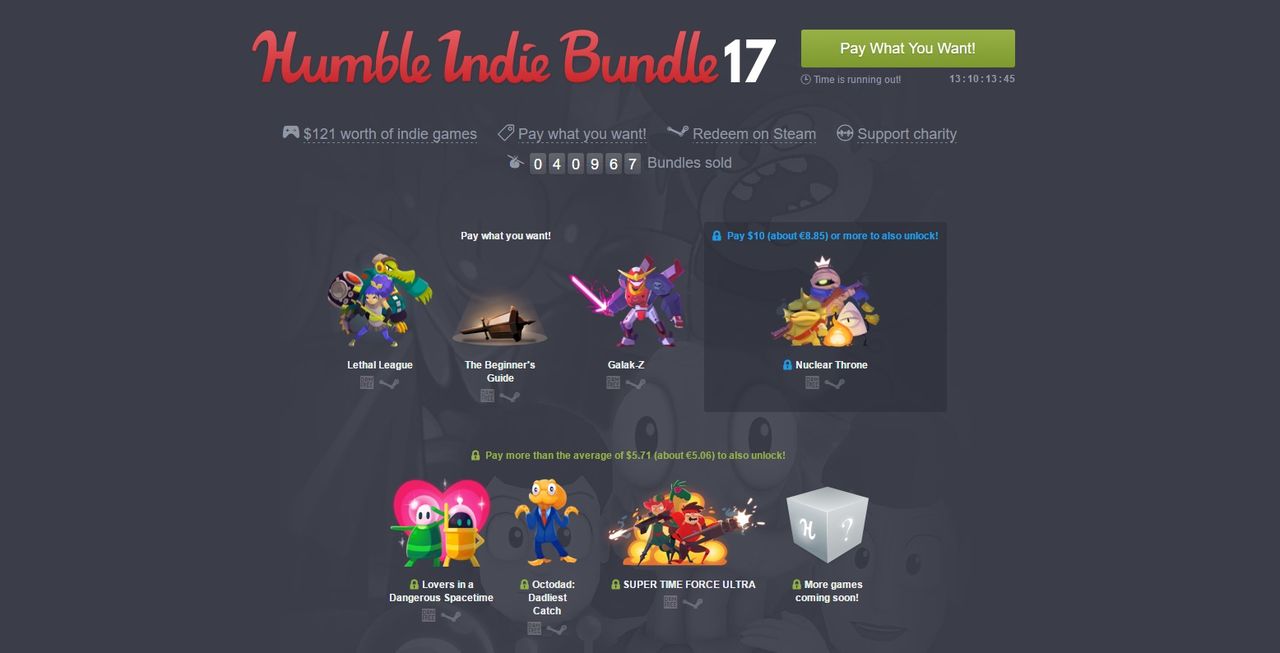 Ny Humble Bundle låter dig köpa indiespel för liten peng