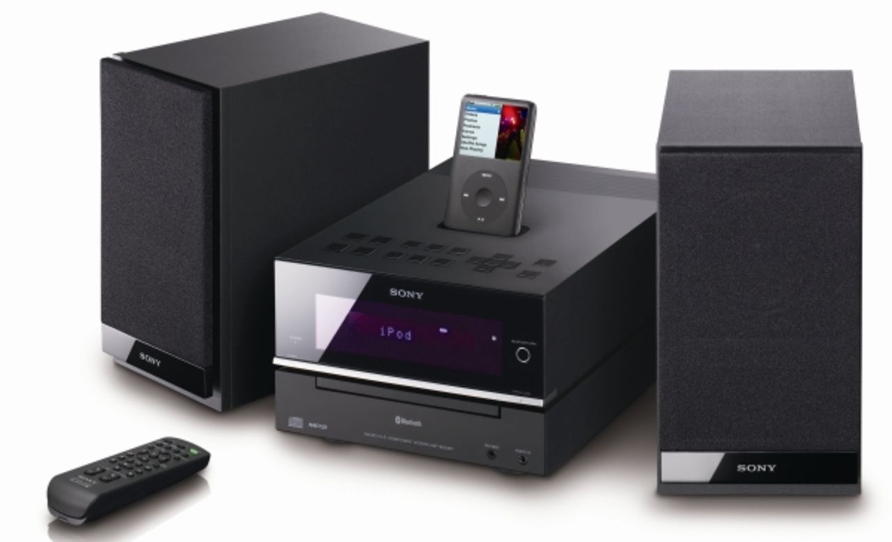 En stereo med iPod-docka. Från SONY!