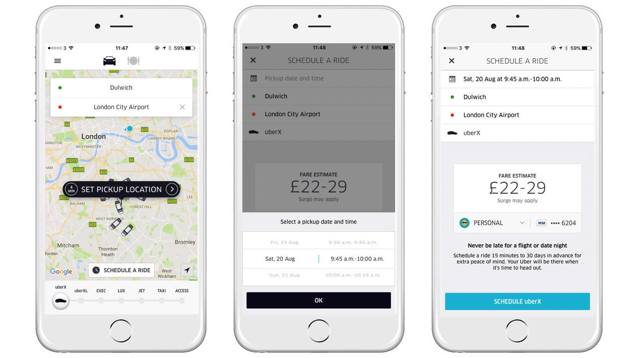 Snart kan man förbeställda en Uber i London