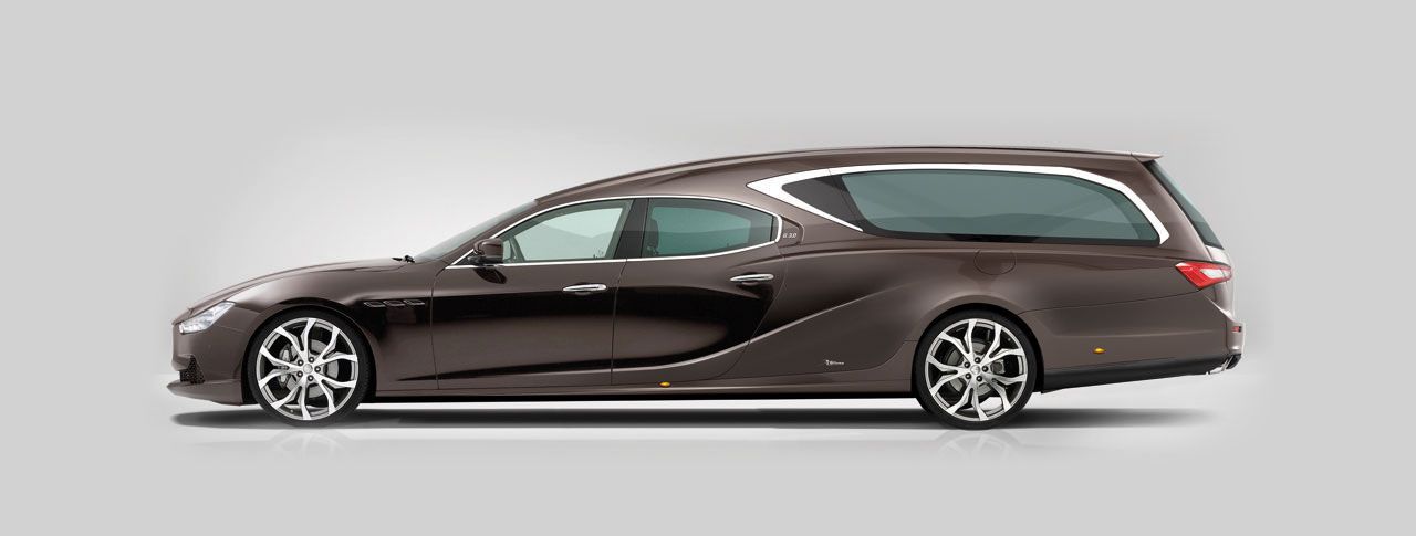 Maserati Ghibli som likbil