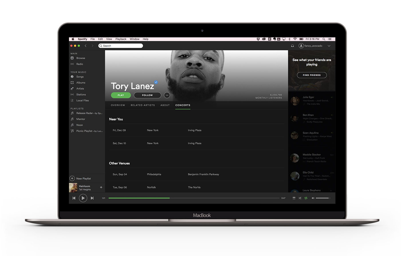Kommer Inte In På Spotify