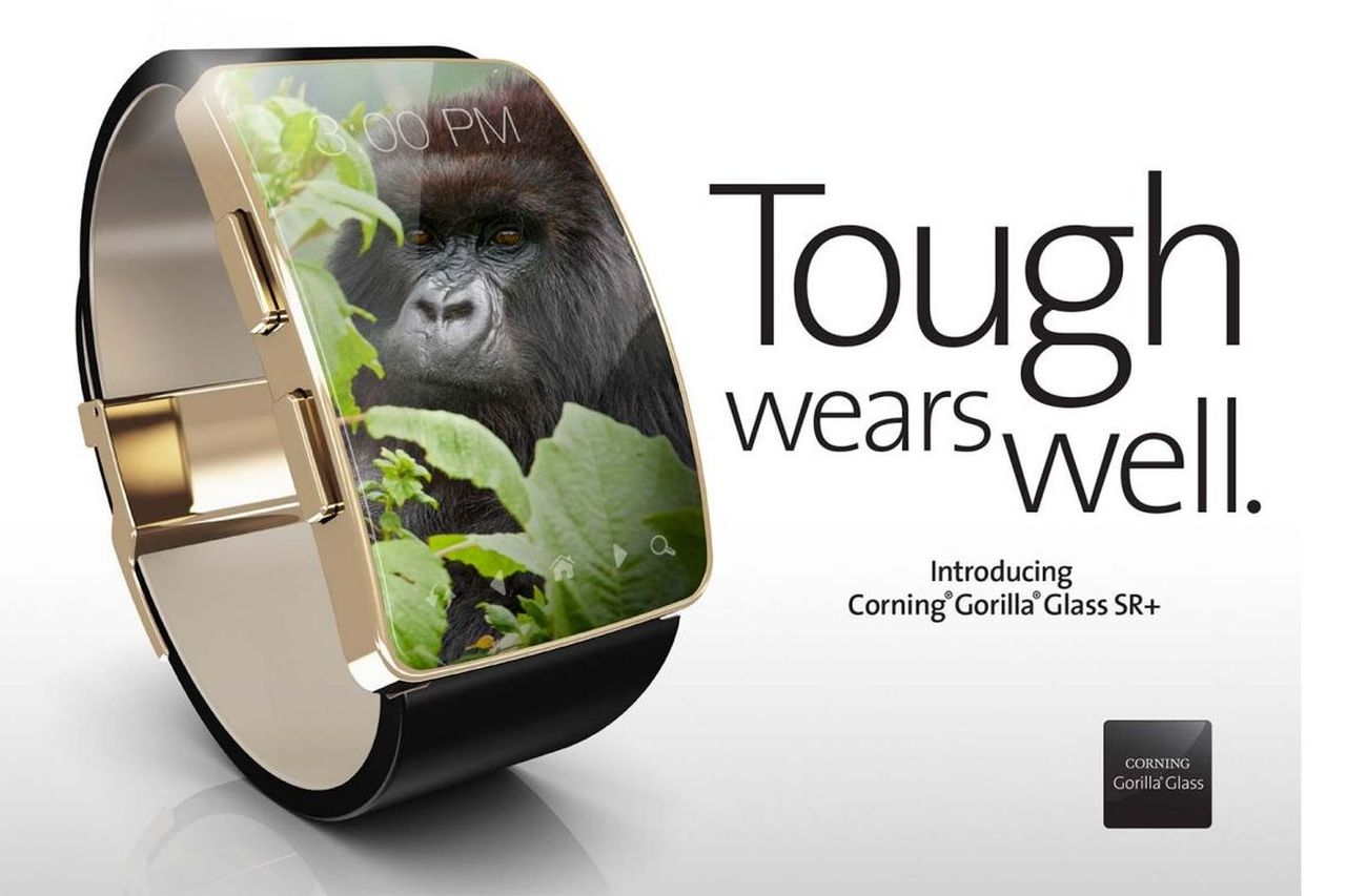 Nu kommer Gorilla Glass avsett för smartklockor