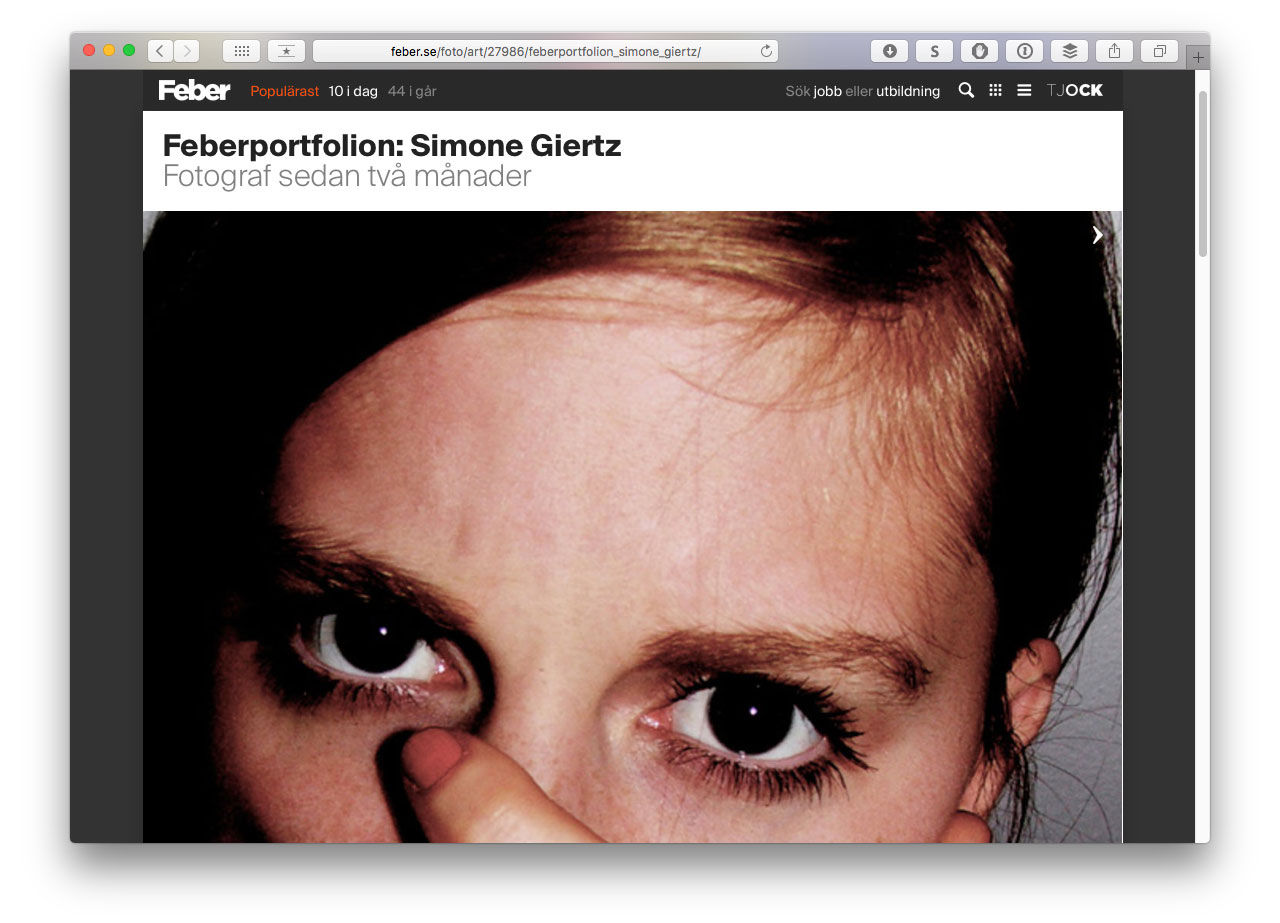 Från Feberarkivet: Simone Giertz