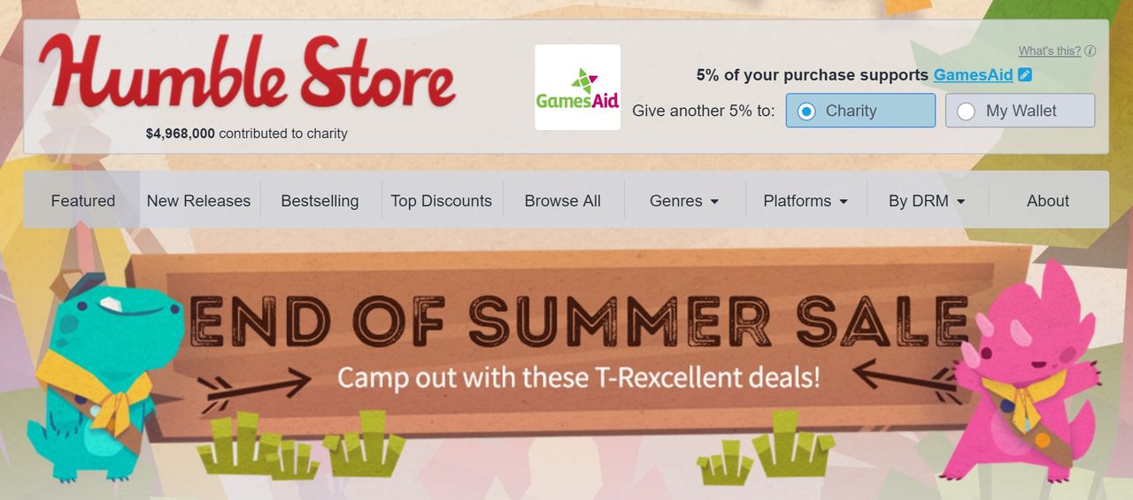 Humble Bundle kör en sista sommarrea