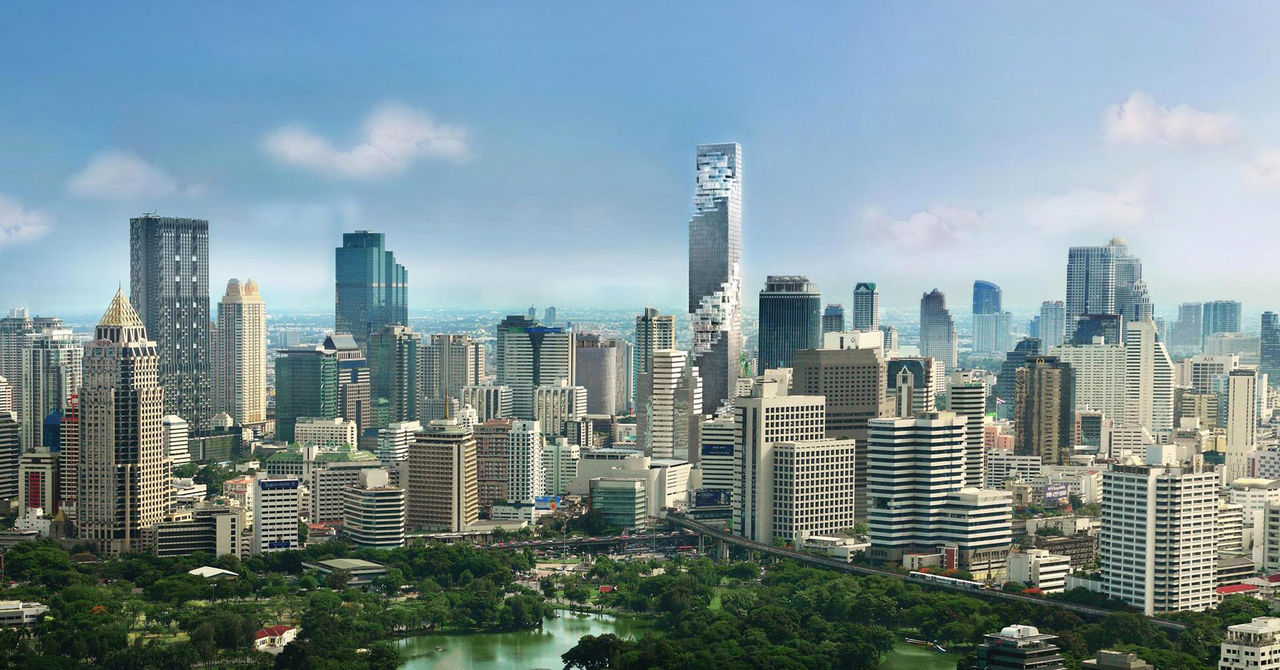 Thailands högsta byggnad är invigd