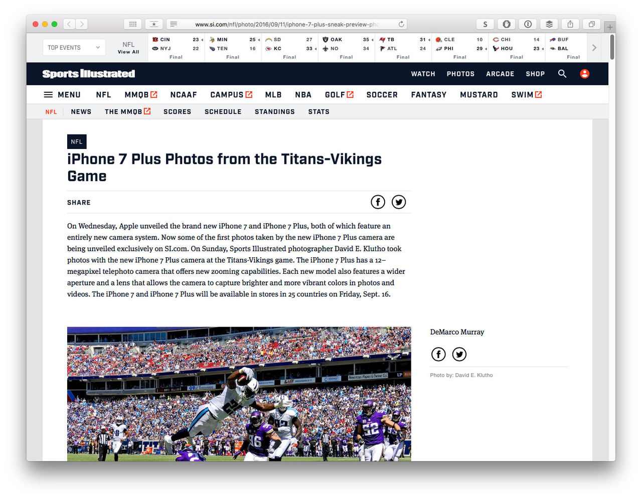 Första bilderna från iPhone 7