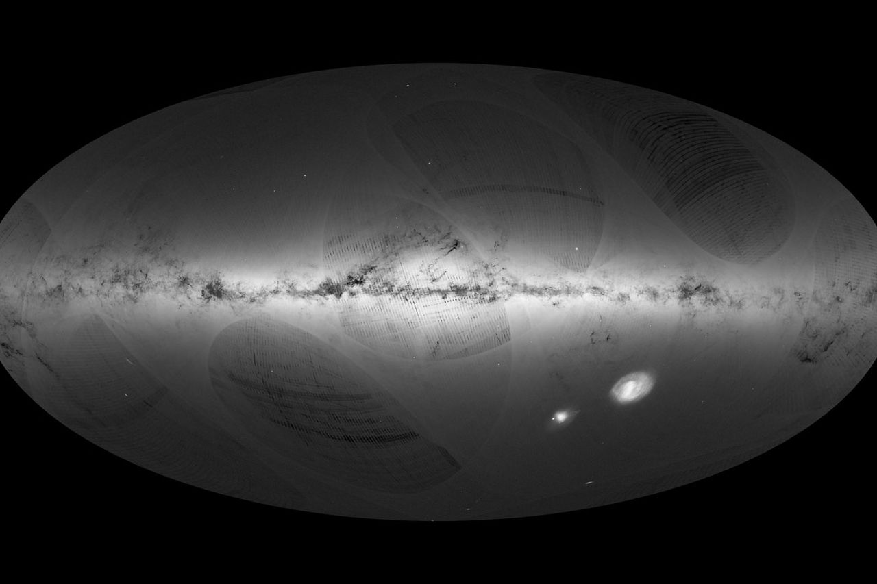 ESA släpper kartbild på 1,2 miljarder stjärnor