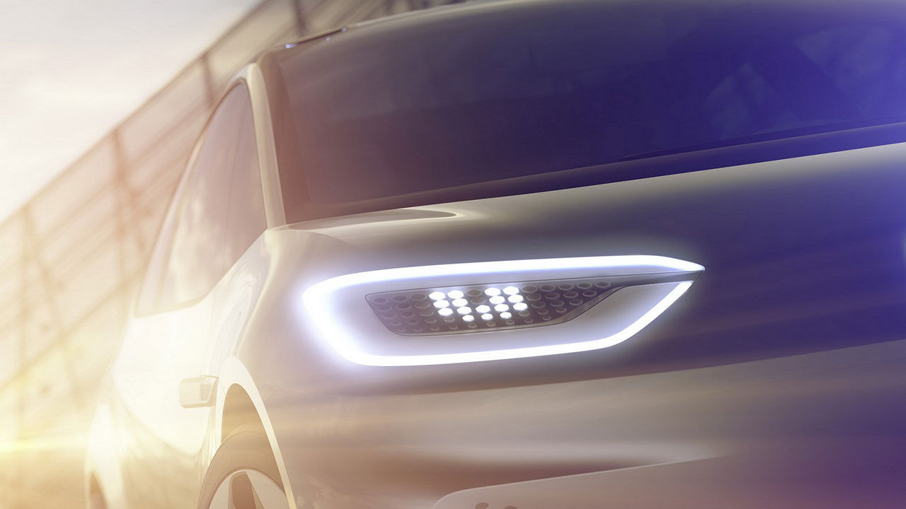 Volkswagen visar lite av ny elbil