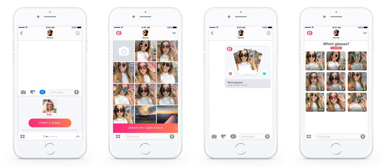 Tinder släpper Tinder Stacks för iMessage
