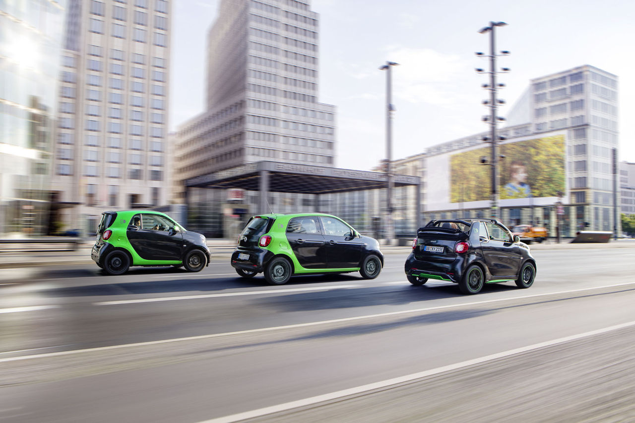 Alla Smarts modeller kommer med eldrift