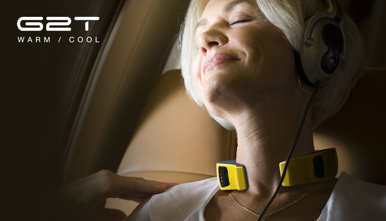 G2T är ett par högtalare med inbyggd klimatanläggning