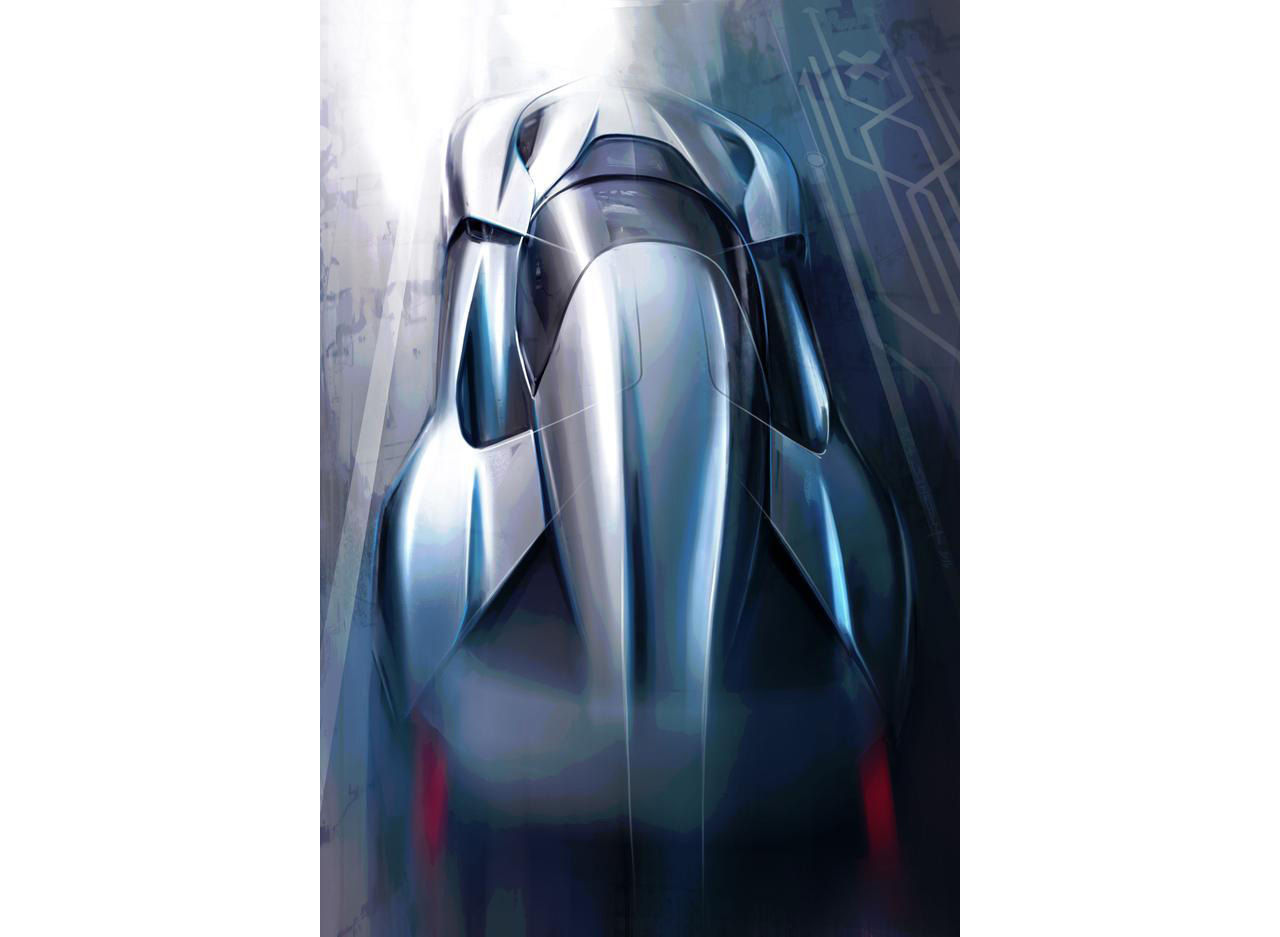 Kinesiska NextEV visar skiss på eldriven superbil