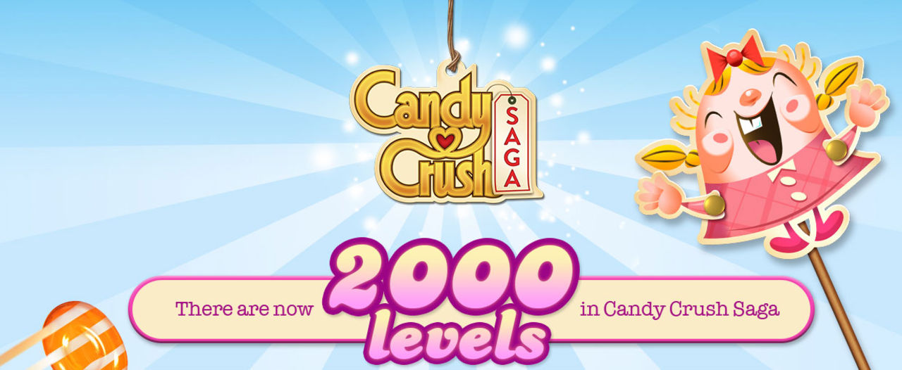 King släpper bana 2000 till Candy Crush Saga