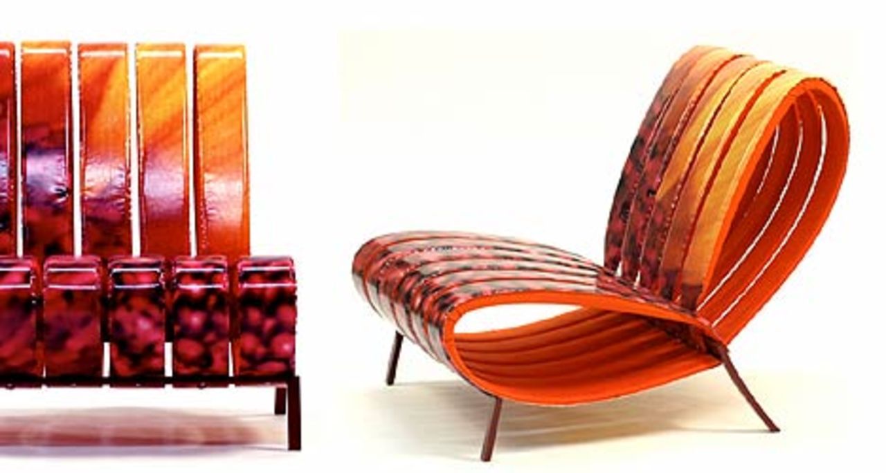 Cool fåtölj med femtiotalskänsla