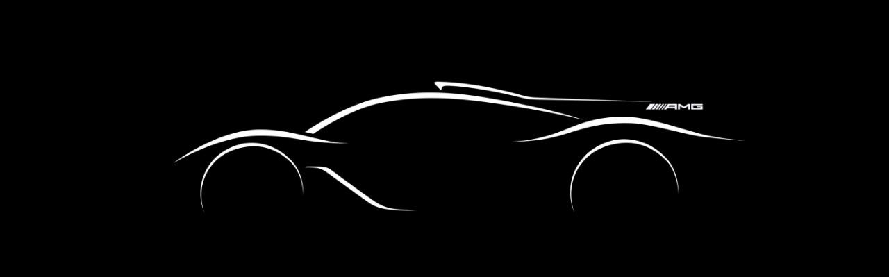 Teaser för hyperbil från Mercedes-AMG