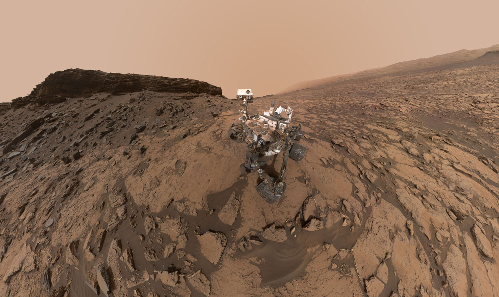 Curiosity skickar hem ny selfie