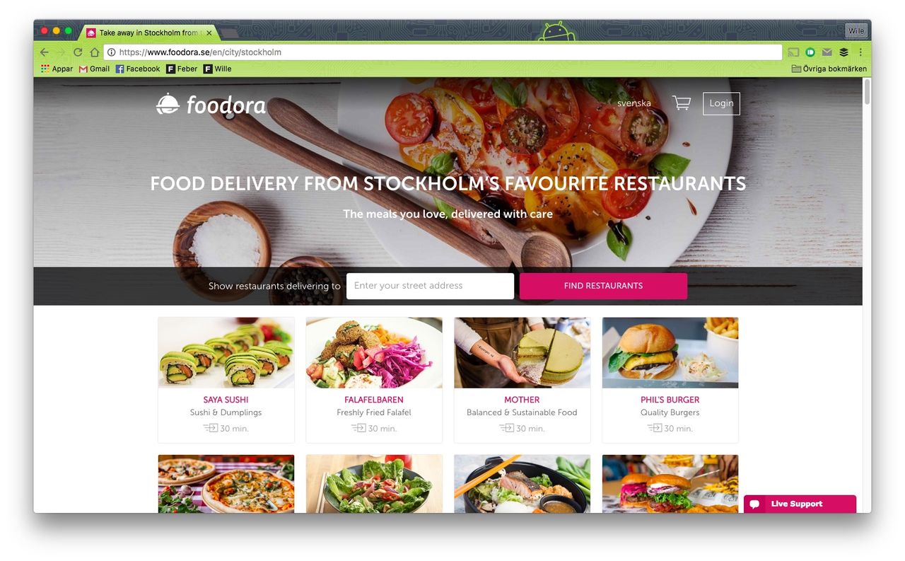 Foodora får kritik för risiga löner