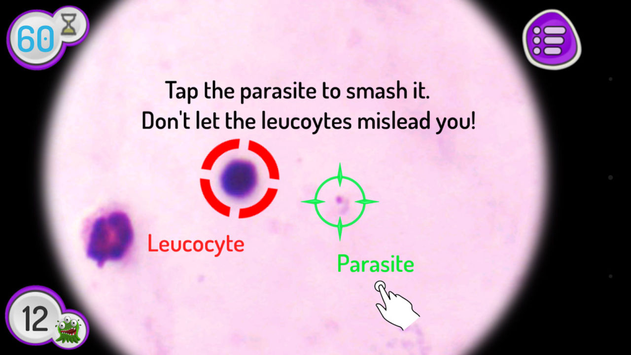 Hitta malaria med spelet MalariaSpot